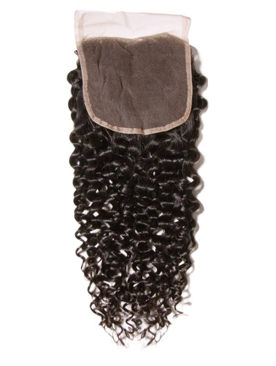 Brazilian Deep Wave 5x5 HD Lace Closures - Amari Allure Collection 